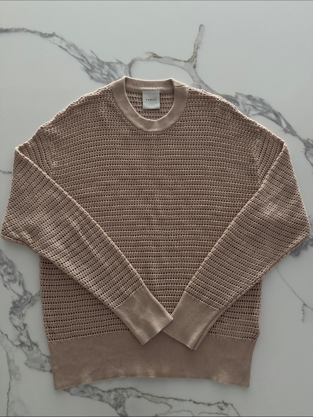 Women's Kershaw Open-Knit Crewneck Sweater